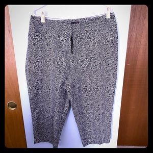 Rafaella cheetah print capris